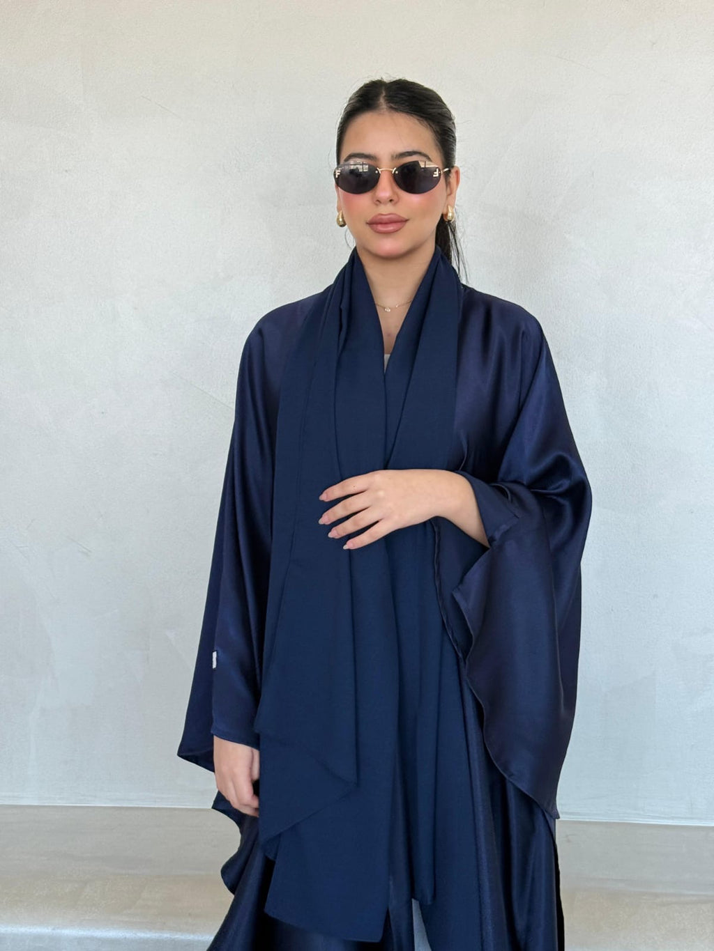 Silk farasha abaya