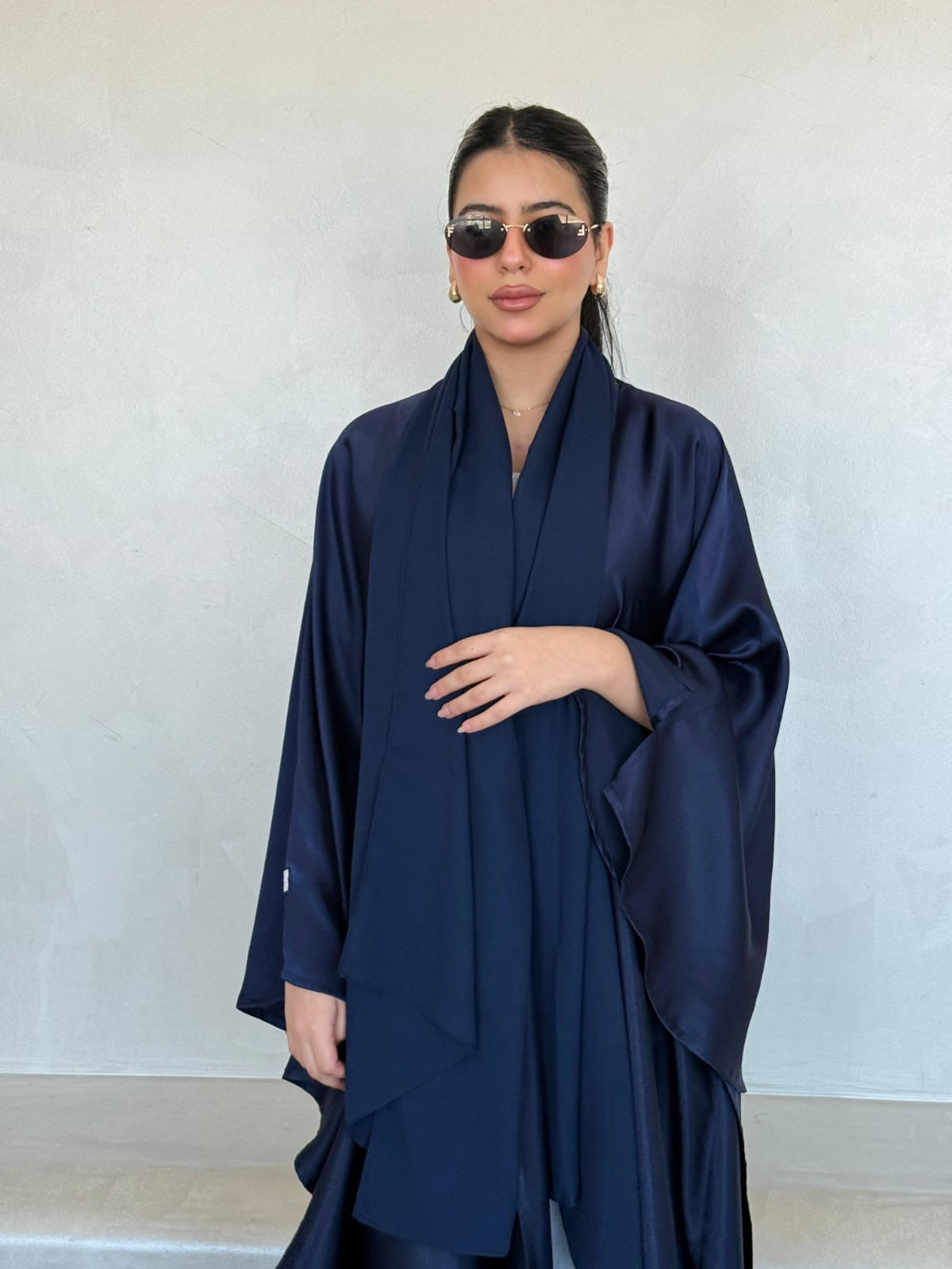 Silk farasha abaya
