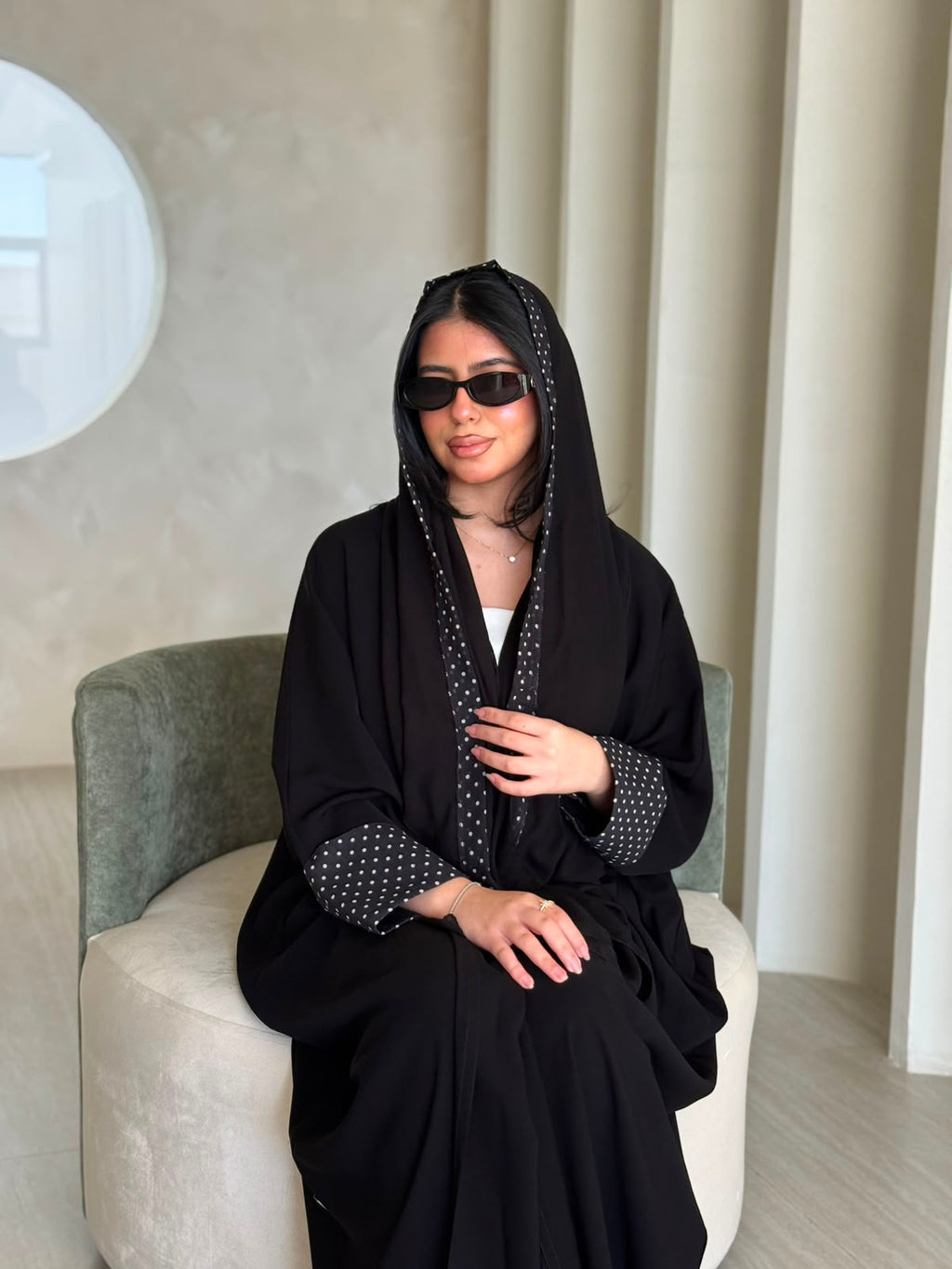 cobra fabric abaya