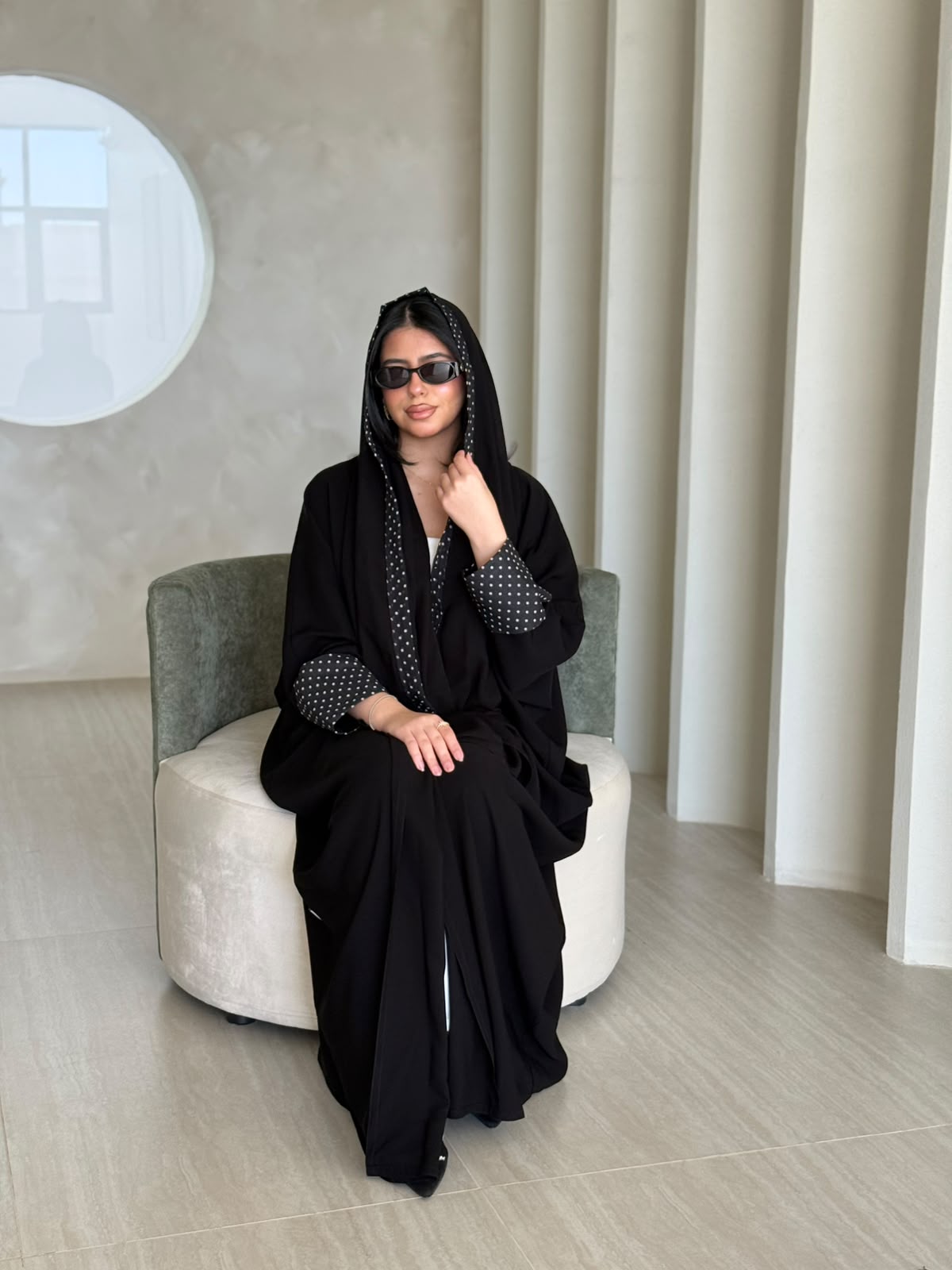 cobra fabric abaya